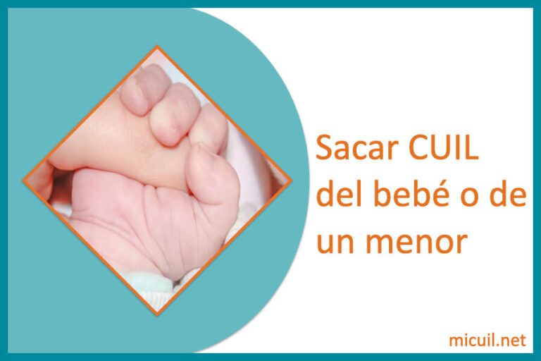 como puedo averiguar el cuil de mi hijo