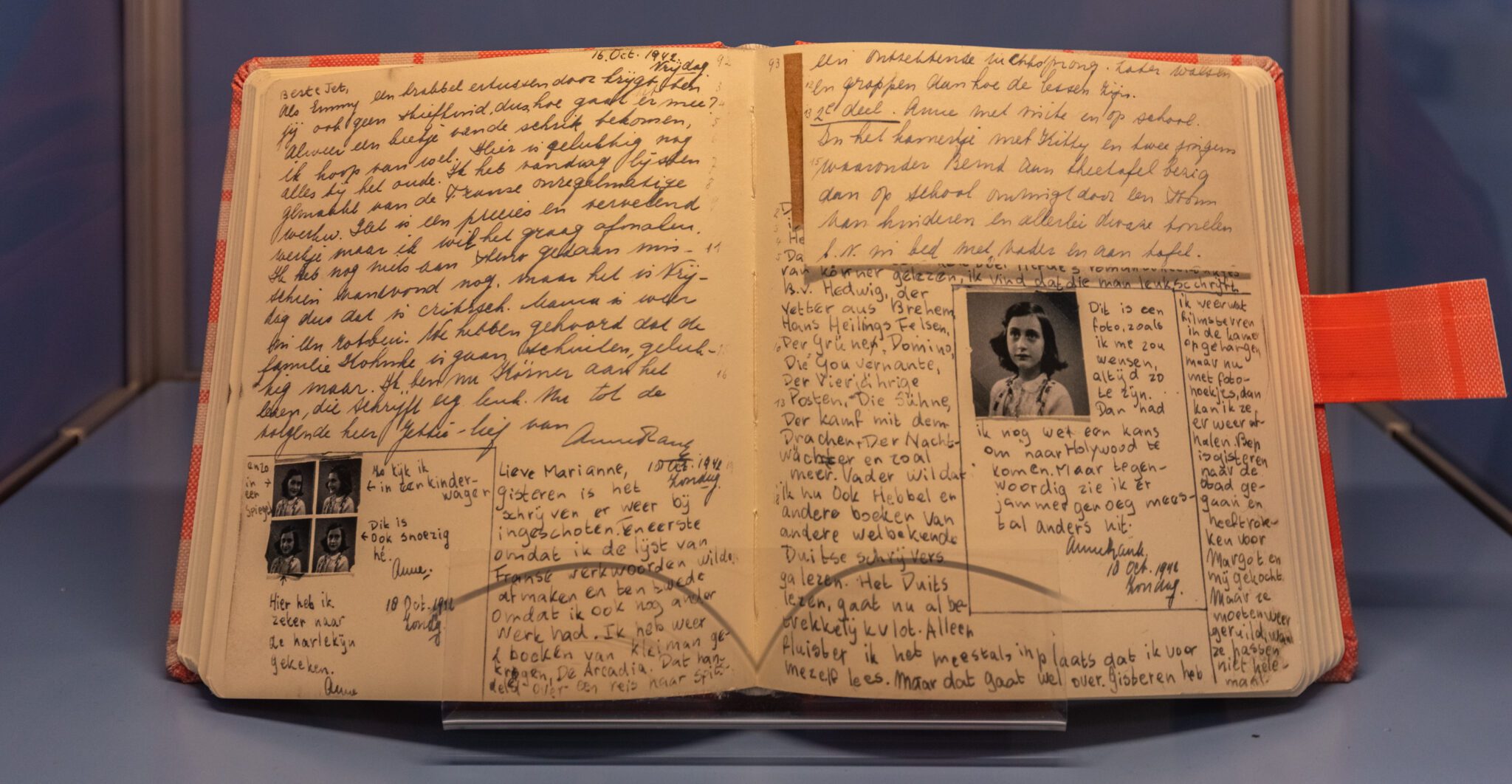 Dónde se encuentra el diario original de Ana Frank