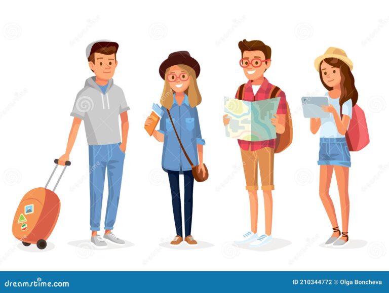 estudiante de viaje con mapa y maleta