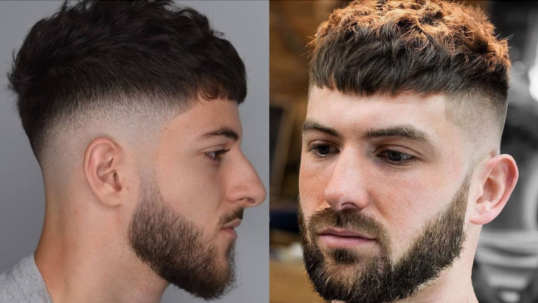 hombre con corte de pelo french crop