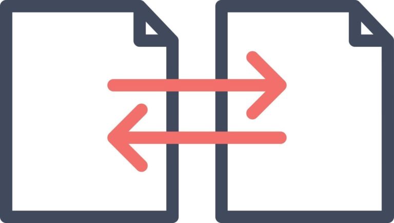 icono de intercambio de archivos digital