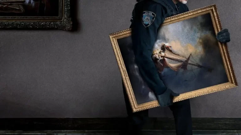 ladron en una galeria de arte historica