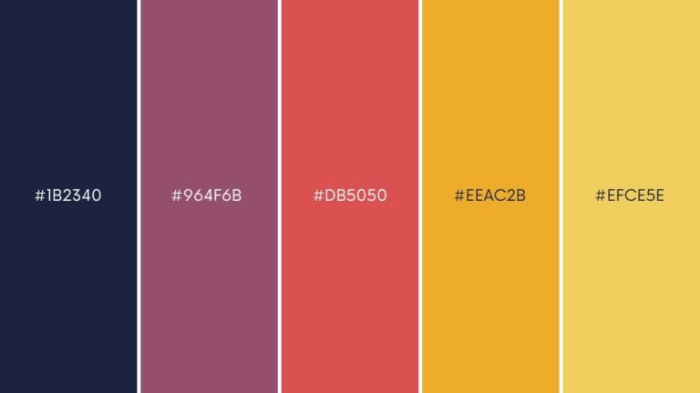 paleta de colores vibrantes para tintura