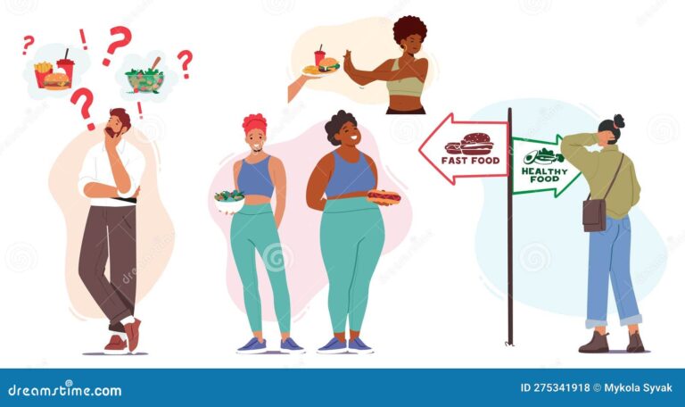 personas eligiendo entre opciones de salud