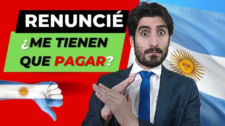 que derechos tengo si renuncio a mi trabajo en argentina