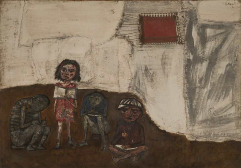 que representa juanito laguna aprende a leer de antonio berni