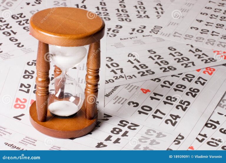 reloj de arena simbolizando el paso del tiempo