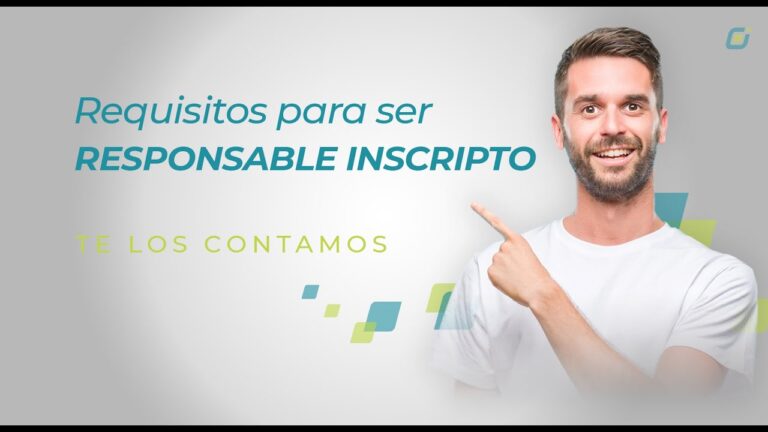 requisitos para ser responsable inscripto