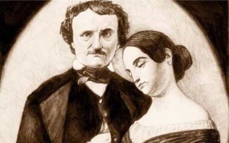 Con quién se casó Edgar Allan Poe y cuál fue su historia 2 retrato de edgar allan poe y su esposa