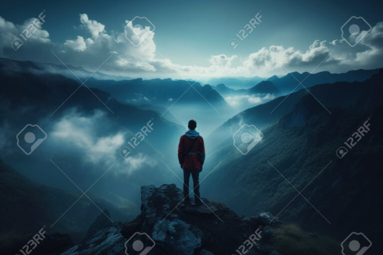 Por qué es importante creer en uno mismo para alcanzar lo imposible 2 una persona mirando hacia un horizonte inspirador